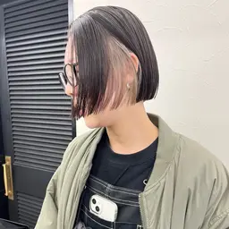 🍀minimo限定🍀カット+インナーカラー(前髪orイヤリング)+トリートメント