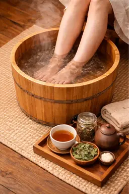 【♨️汗が出にくい&とにかく汗をかきたい方に♨️】足湯付き＋選べる和漢よもぎ蒸し40分