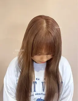 【💫新規学割U24💫】ケアブリーチ＋髪質改善カラー＋髪質改善LOA1ステップトリートメント🍯　ダブルカラー