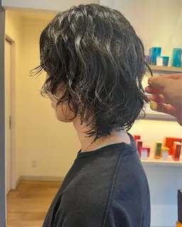 【メンズ限定毎朝のセット簡単に🪞】カット➕トレンドパーマ