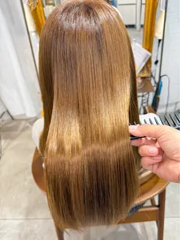 【新規】つるりんちょ。zero髪質改善カラー¥9800