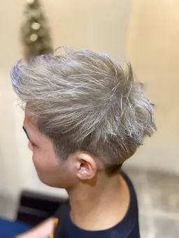 ご新規様限定クーポン カット+Wカラー✨(メッシュ可)メンズのみ🙇