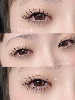 【minimo限定価格‼️】フラットラッシュ120本・下エクステ付け放題🌟