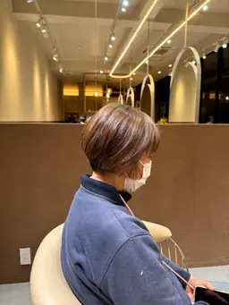 ショートボブモデル