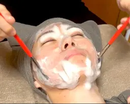 🫧最新韓国美容ララピーリング顔+首🫧LHAマイクロバブル洗顔+ララピール+通常パック