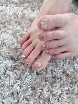 フットネイル6000円 (アート込み)