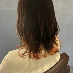 【インナーカラーはこちら🌸】 カット+全体カラー+インナーブリーチ 《イヤリングカラー/裾カラー/ブリーチカラー》