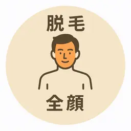 【ヒゲ脱毛】※全顔