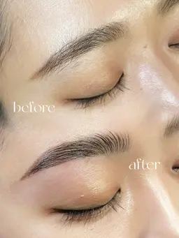 1日2人限定❣️大人気ハリウッドブロウリフト💫(WAX脱毛＋メイク仕上げ)