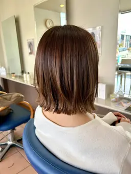 肌映えツヤツヤカラー＋トリートメント#白髪染め#オシャレ染め#暖色#寒色