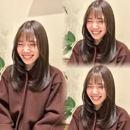 《新規限定》透明感ワンカラー🧊赤みを抑えた柔らかい色味に☁️⸝⸝꙳ イルミナカラーで叶えるツヤ⟡.·