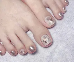 🦶🩷フット🍒(アート4本)