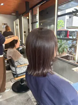 髪質改善カラー➕つるりんちょトリートメント