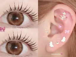 【耳ツボジュエリー】×【束感まつげパーマ】パリジェンヌorラッシュリフト