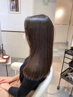 カット&ストレート&前処理トリートメント