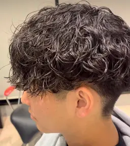 【人気No.1🔥】メンズカット＋波巻き／ツイスパ対応パーマ15000円 → 9450円