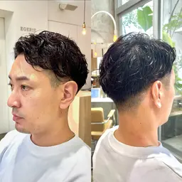 メンズカット💇&ニュアンスパーマ🌀&頭皮スパ🧖‍♂️