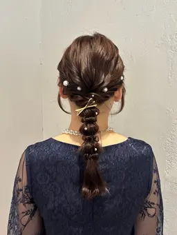 【平日限定】.☘︎ ݁˖ ヘアメ、ヘアアレンジ .☘︎ ݁˖（編み下ろし限定）