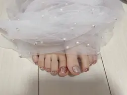 🔹ワンカラー、ラメワンカラー、フートネイル