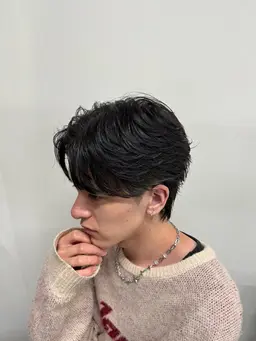 【韓国風毛流れパーマ✨】カット➕ニュアンスパーマ🔥（ミニモ学割/シャドウパーマ/フェザーパーマ/メンズ）