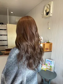 【ブリーチなしWカラー+カット+超音波TR】