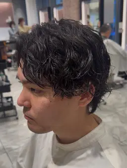 【🌈🉐📣土日men's限定価格📣🉐🌈】カット+スパイラルパーマ+クレンジング