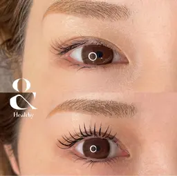 話題の＆ヘルシー（LEDマツエク✖️パーマ 120本）