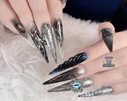 【チップ長さだし/2XL】アートやり放題+パーツつけ放題*18,980→16,980