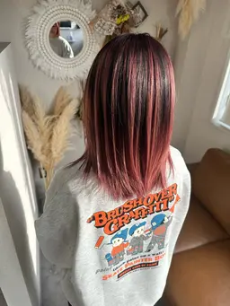 デザインカラーモデル(18時から)ケアブリーチ込