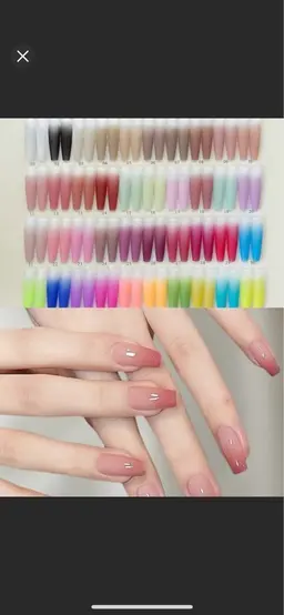 10本チップ長さ出し★カラーグラデーション