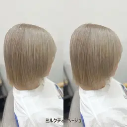 『🍼平日限定🍼』🤍透明感ブリーチリタッチオンカラー🤍ྀི➕保湿トリートメント(髪質改善)