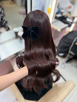 【♡🌸期間限定🌸♡】✨️🎀 ケアカラー+高保湿3stepトリートメント 🎀✨️ ロング料金なし💎