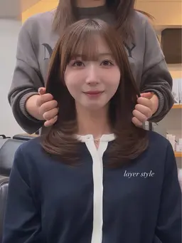 レイヤーカット+CMCトリートメント