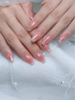 <チップ長さ出し込み+韓国大人気+マグネットフレンチ