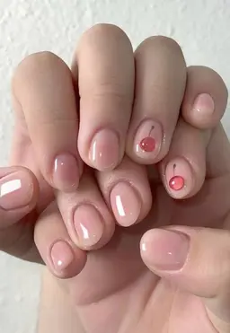 【オフ無料】シンプルコース+ワンポイントアート