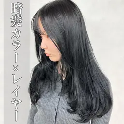 🌹人気No3🌹カット+透明感カラー+艶トリートメント🧡白髪染めOK🥀 レイヤー/顔周り/ボブ