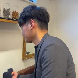 【メンズカット＋炭酸シャンプースタイリング】乾かすだけで決まる‼️