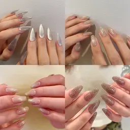 長さ出し10本(スカルプ)+ワンカラー(オフあり)ドライケア込♪/マグネット+¥1500