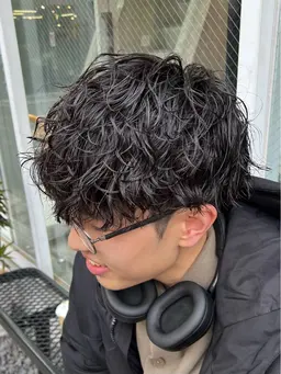 メンズ限定平日特別価格💈メンズカット＋ツイストスパイラルパーマ