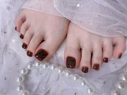 💖フット1カラー💖ラメグラ💖(1000色以上)💖 《オフなし》