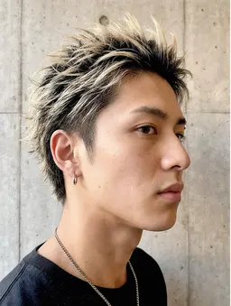 ✨【メンズ学生限定クーポン】✨カット+ブリーチ+カラー+トリートメント¥16900