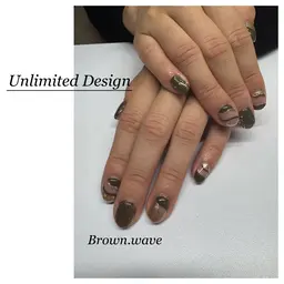 🗽【モデル募集】パーツ無し持ち込みデザインネイル　オフ込み🗽※予約の際は必ず補足説明をご確認のうえご予約ください。