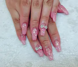 グラデスカルプ4本アート付✨