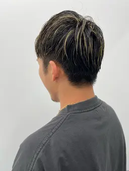 💈メンズカット+メッシュハイライトカラー