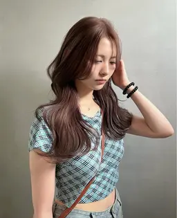 【4月限定🍓】リタッチブリーチ➕カラー➕トリートメント🍓 /梅田/中崎町/暖色/オリーブ/