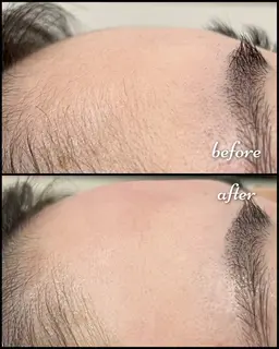 【産毛ケアワックス】眉ワックス×おでこ×生え際ワックス🍓✨