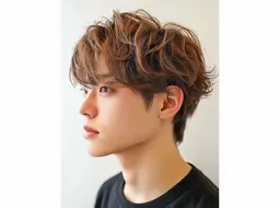 【💇🏻‍♂️メンズカット+パーマモデル🌀】⭐️人数限定⭐️限定🌈⚠️備考欄必読