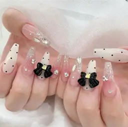 150分パーツつけ放題 💙チップ長さだし持ち込みデザイン💙❣️新規オフ無料