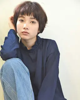 モードカジュアルなお洒落ショート、ボブに🎵似合わせカット✂️＋炭酸シャンプー