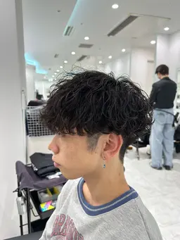 【🔥迷ったらコチラ🔥】カット➕メンズパーマ➕炭酸泉➕オリジナルトリートメント🔥